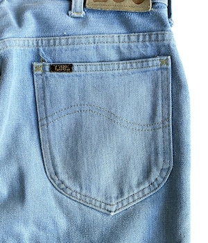 Vintage 70-80s 30inch Lee denim pants -Made in USA-