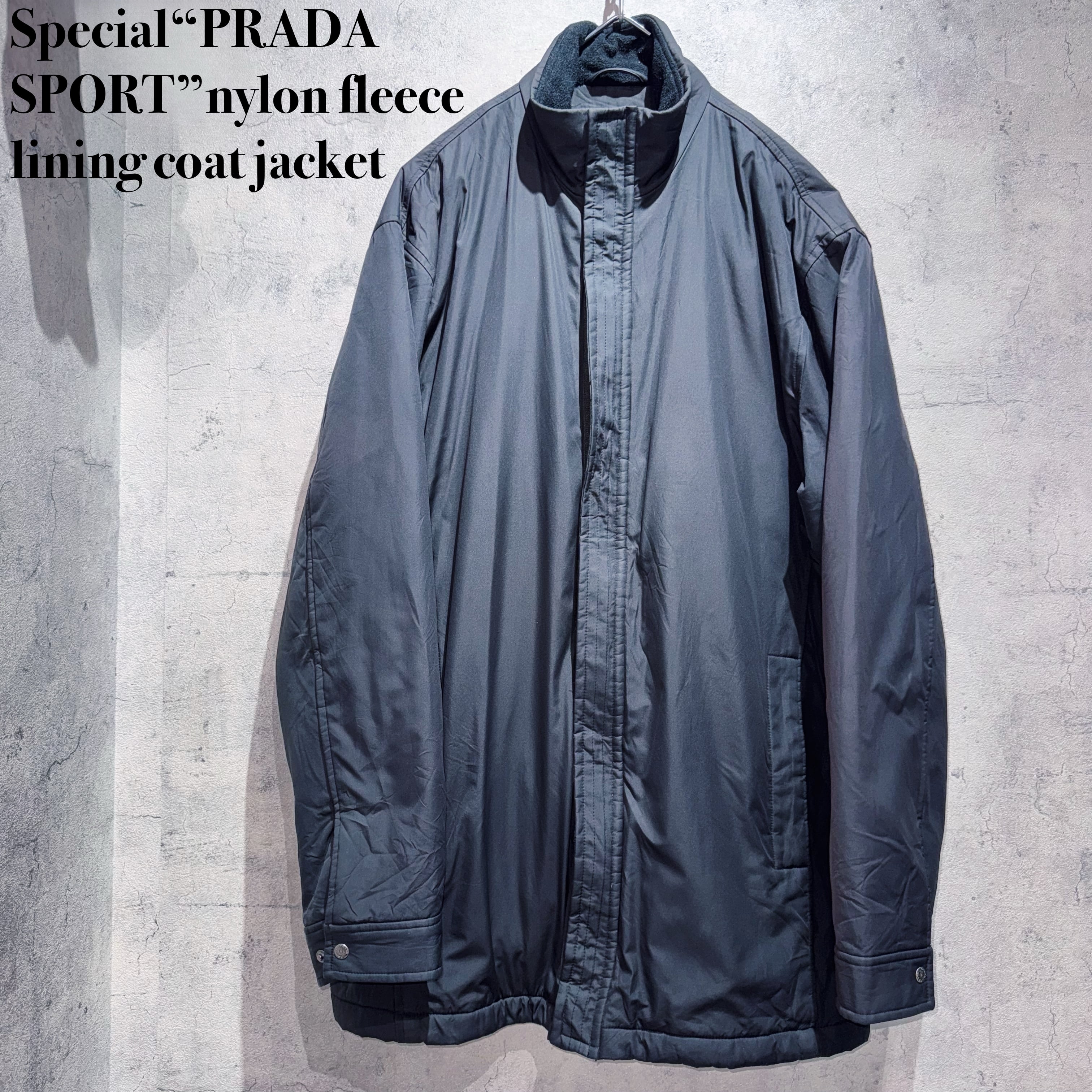 Special“PRADA SPORT”nylon fleece lining coat jacket | ayne