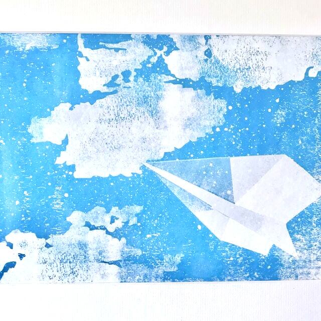 紙飛行機 A4判 アートポスター | Pay ID