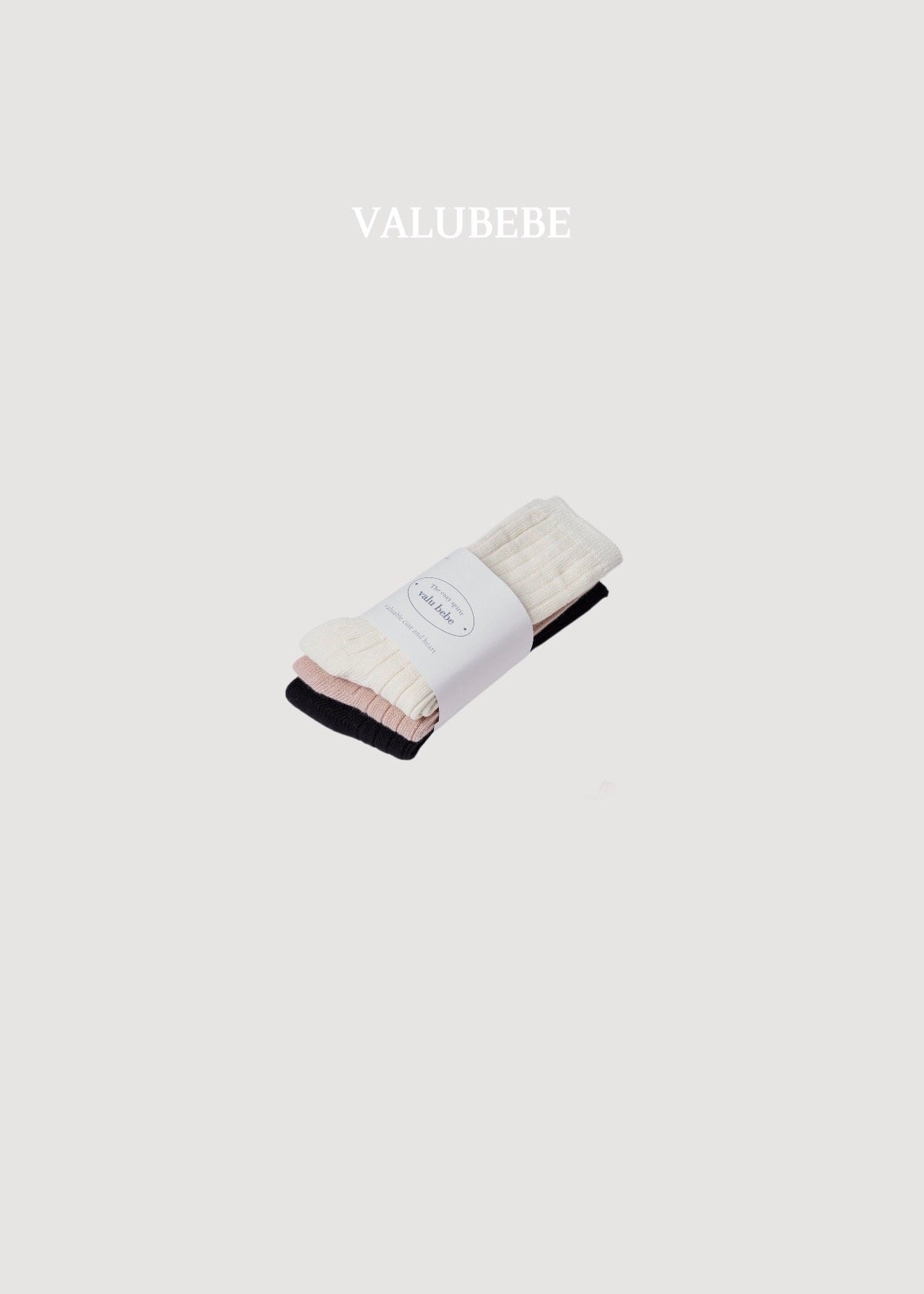 送料無料【予約】/ デイリーリブソックス2（3足セット） / valubebe