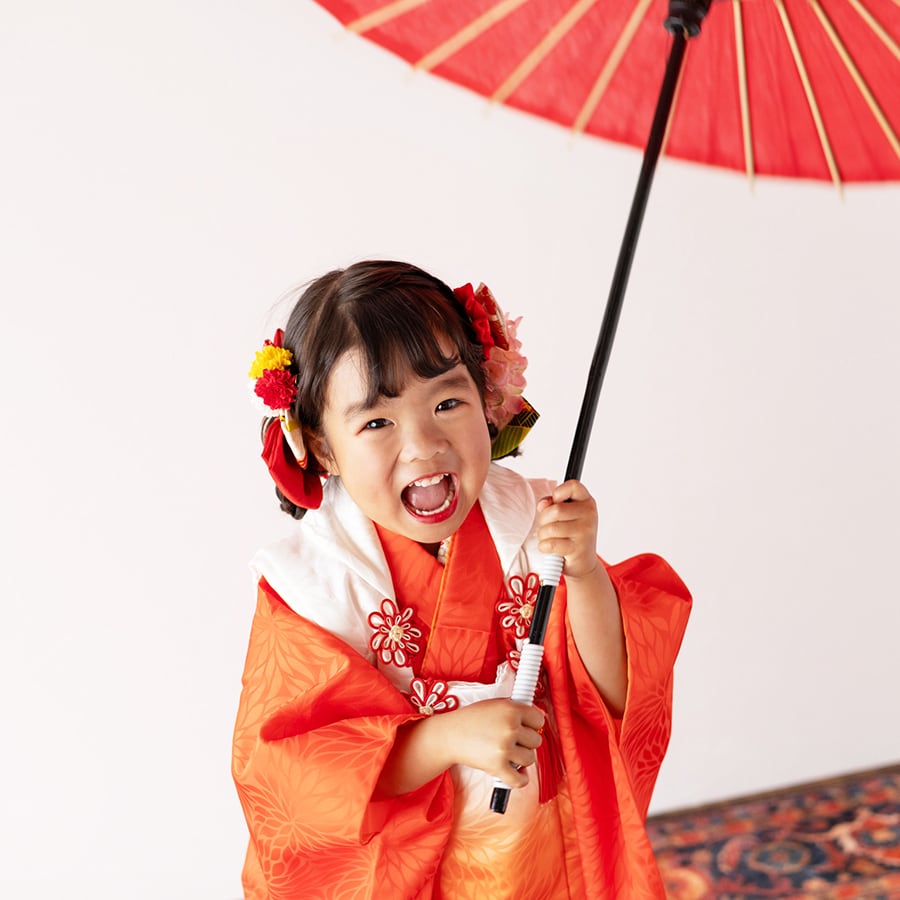 kim-s001]3歳4歳/90〜100cm【レンタル商品】[お着物＆被布＆髪飾り