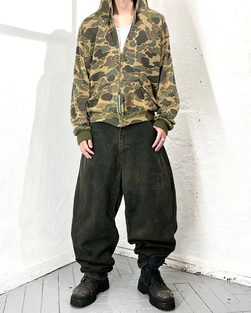 90s~ Calvin Klein Faded Baggy Denim Pants