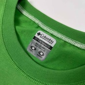 Columbia コロンビア TITANIUM プリント 半袖Tシャツ カットソー サイズ M /グリーン/アウトドア