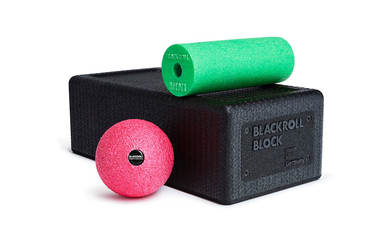 BLACKROLL BLOCK SET black/green/pink