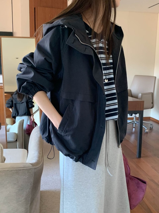 (予約) AREING / Some Hood blue jumper 2color