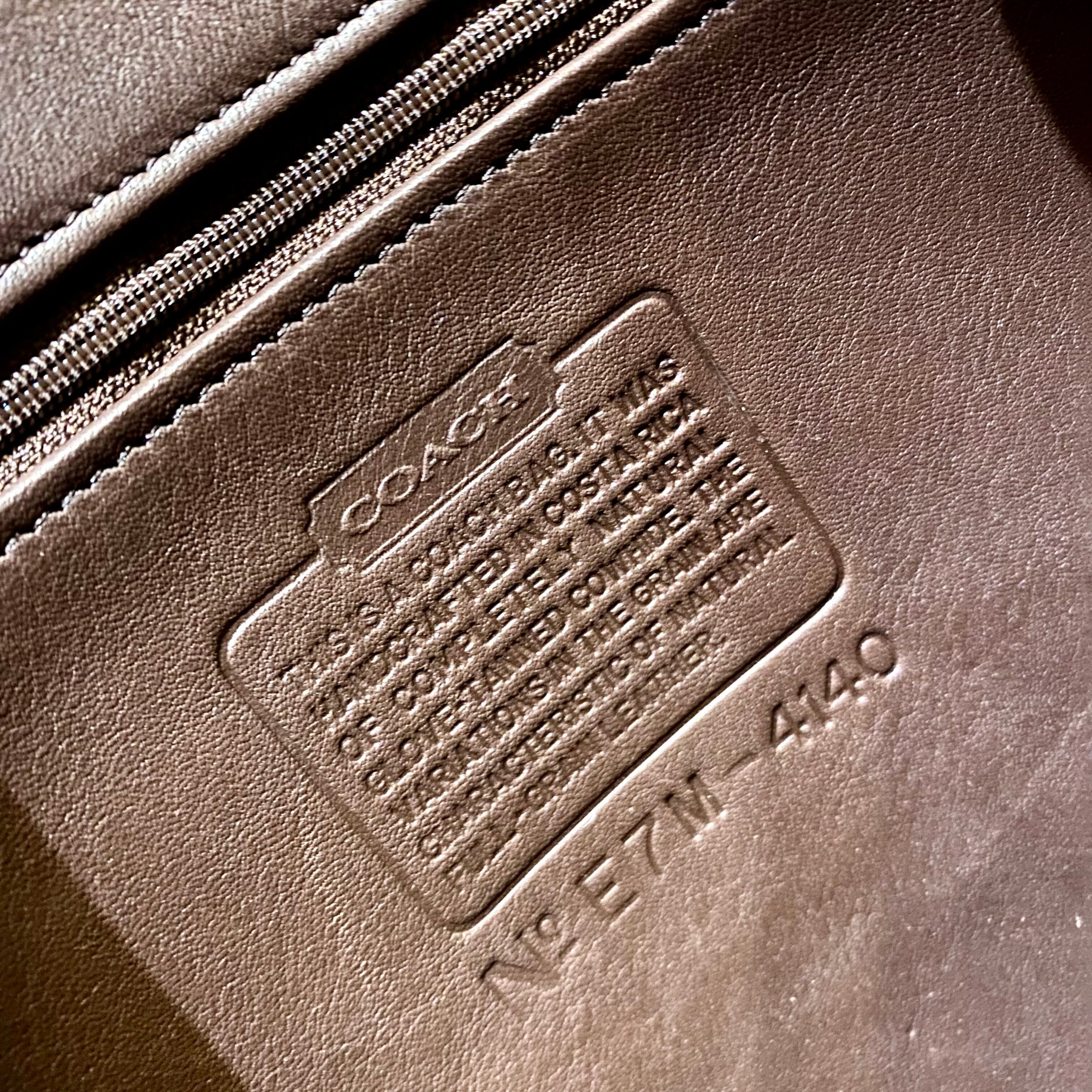 OLD COACH / オールドコーチ レザーハンドバッグ ブラウン OLD COACH / オールドコーチ レザーハンドバッグ ブラウン