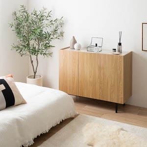 キャビネット バイカラー 幅100cm