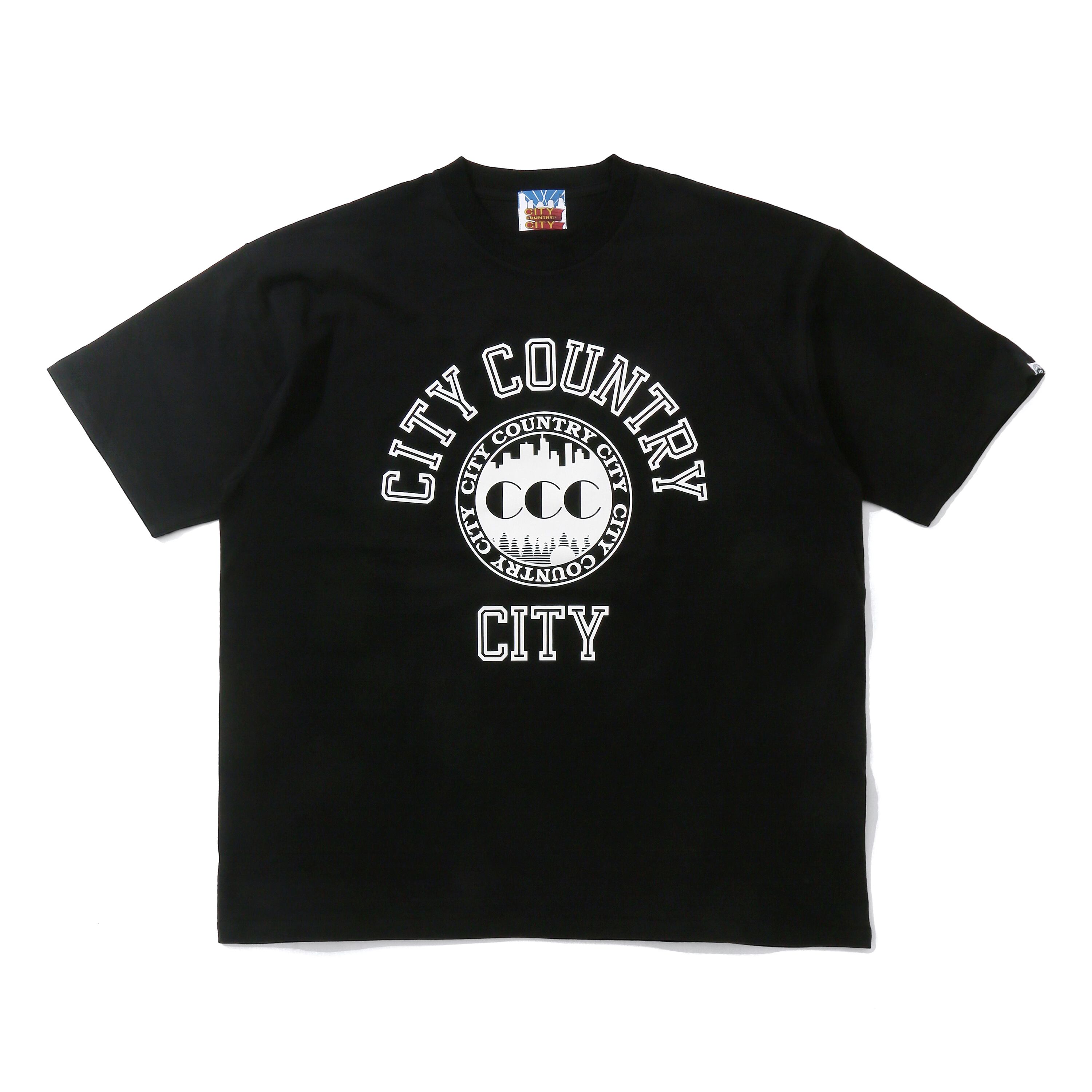 CITY COUNTRY CITY T-SHIRT COLLEGE (BLACK)