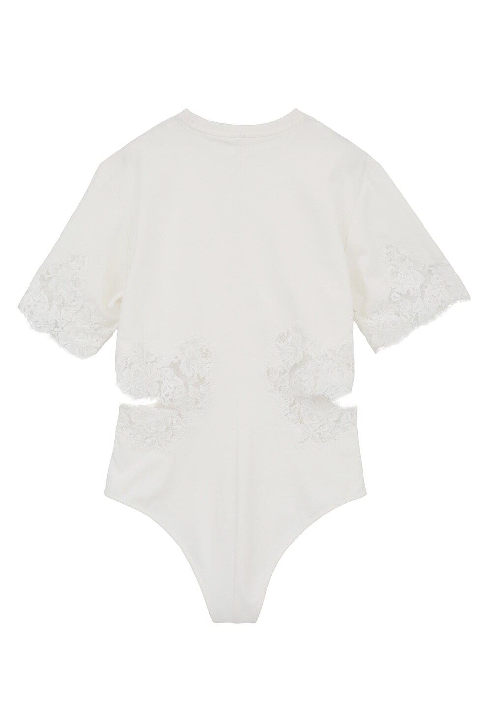 CLANE SIDE LACE CUT OUT BODYSUITS | FLICKA ASHIYA