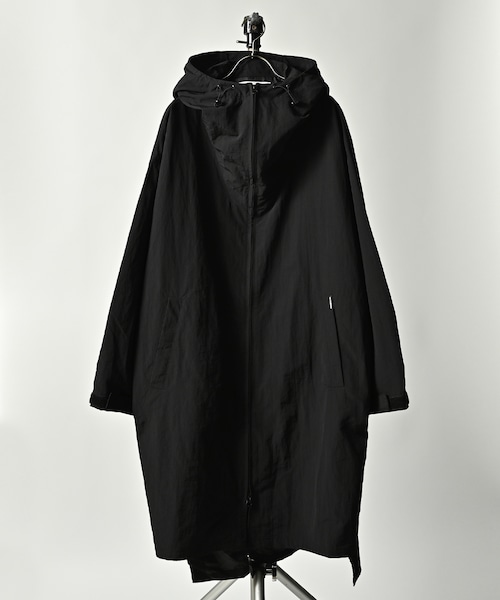 ADAM PATEK  looose hooded coat (BLK) AP2223015