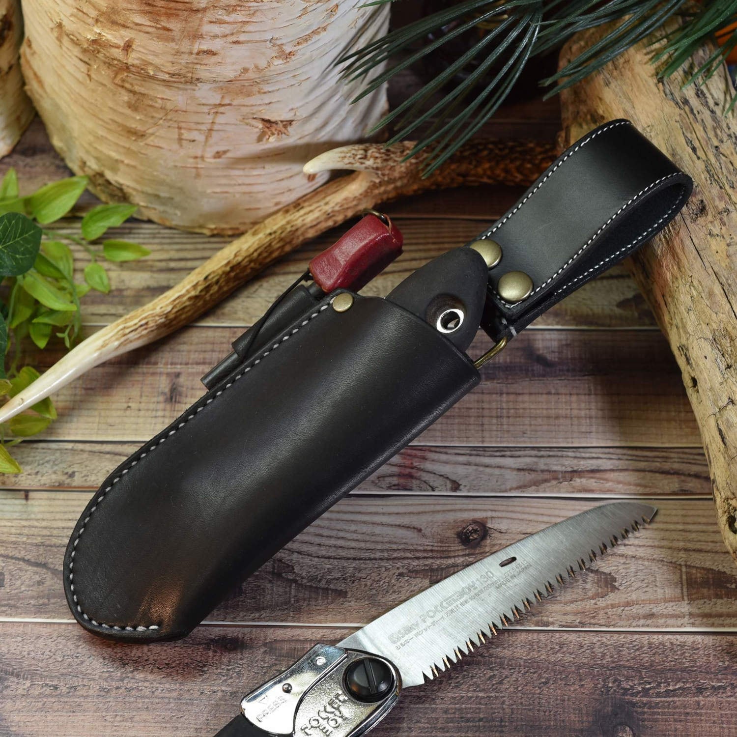 シルキー ポケットボーイのこぎり用レザーシース(130/170共用)メタル