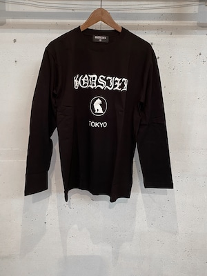 GODSIZE® 'WOLF' LOGO L/S TEE [BLACK]