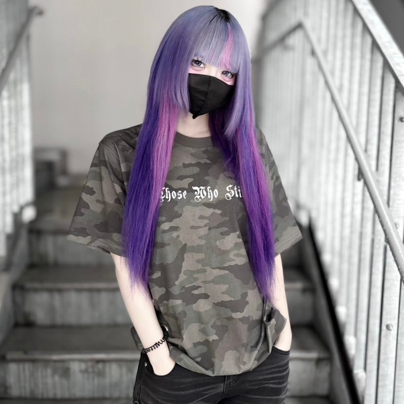 【CANDY SELECT 】アイレット加工Tシャツ 235574 カットソー グランジ  トップス ストリート 地雷 サブカル ブランド ユニセックス