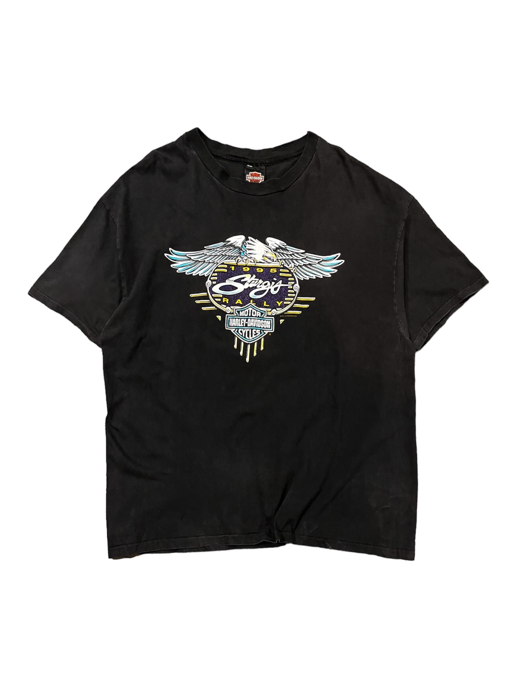 1995 Harley Davidson Sturgis Rally Black Hills S/S T-shirt 1995年 