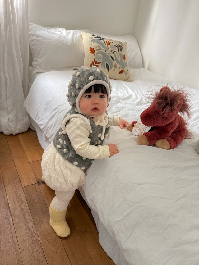 予約⌇onu/ Wool pompom bonnet