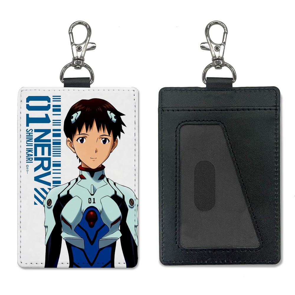 EVANGELION 碇シンジ パスケース(ナスカン付き)