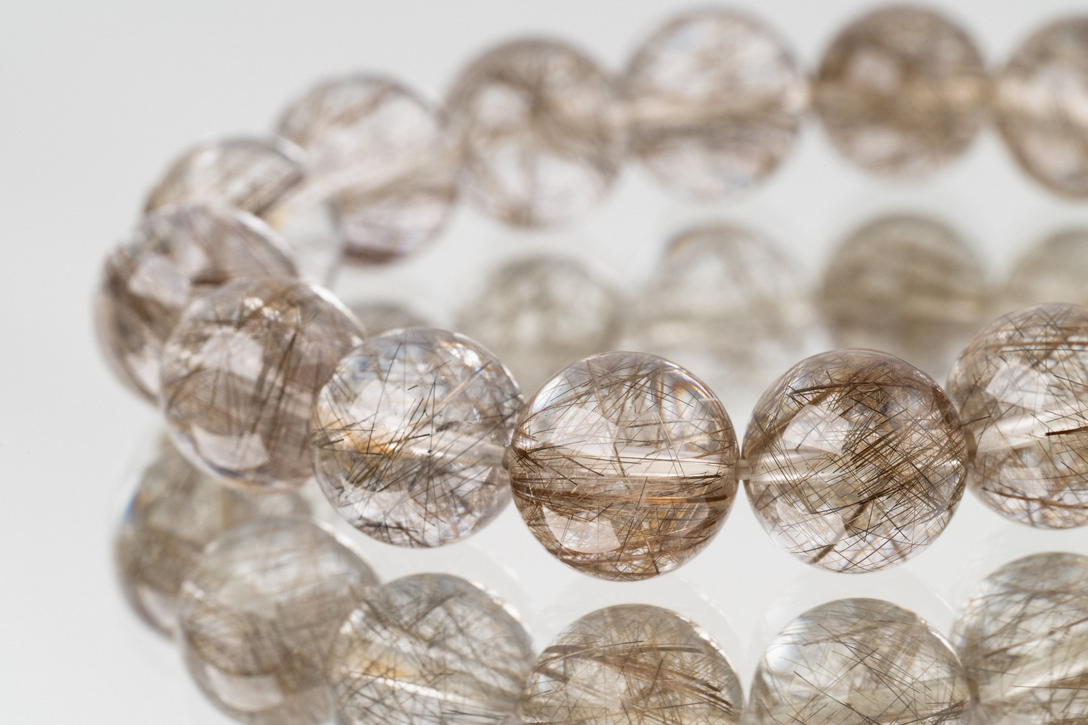 ◇一点物◇ シルバールチルクォーツ ブレスレット 13mm | 天然石専門店