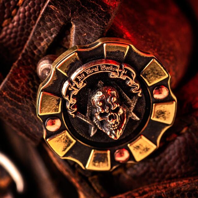 カスタムワンオフ・デビルエース・ハイテックスギア・ギザ付きブラス