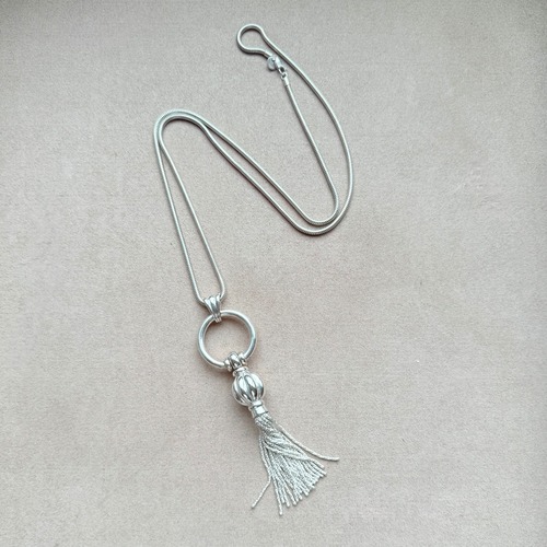vintage tiffany ヴィンテージティファニー 90s tassle pendant necklace silver925　タッセルペンダントネックレス（70㌢）