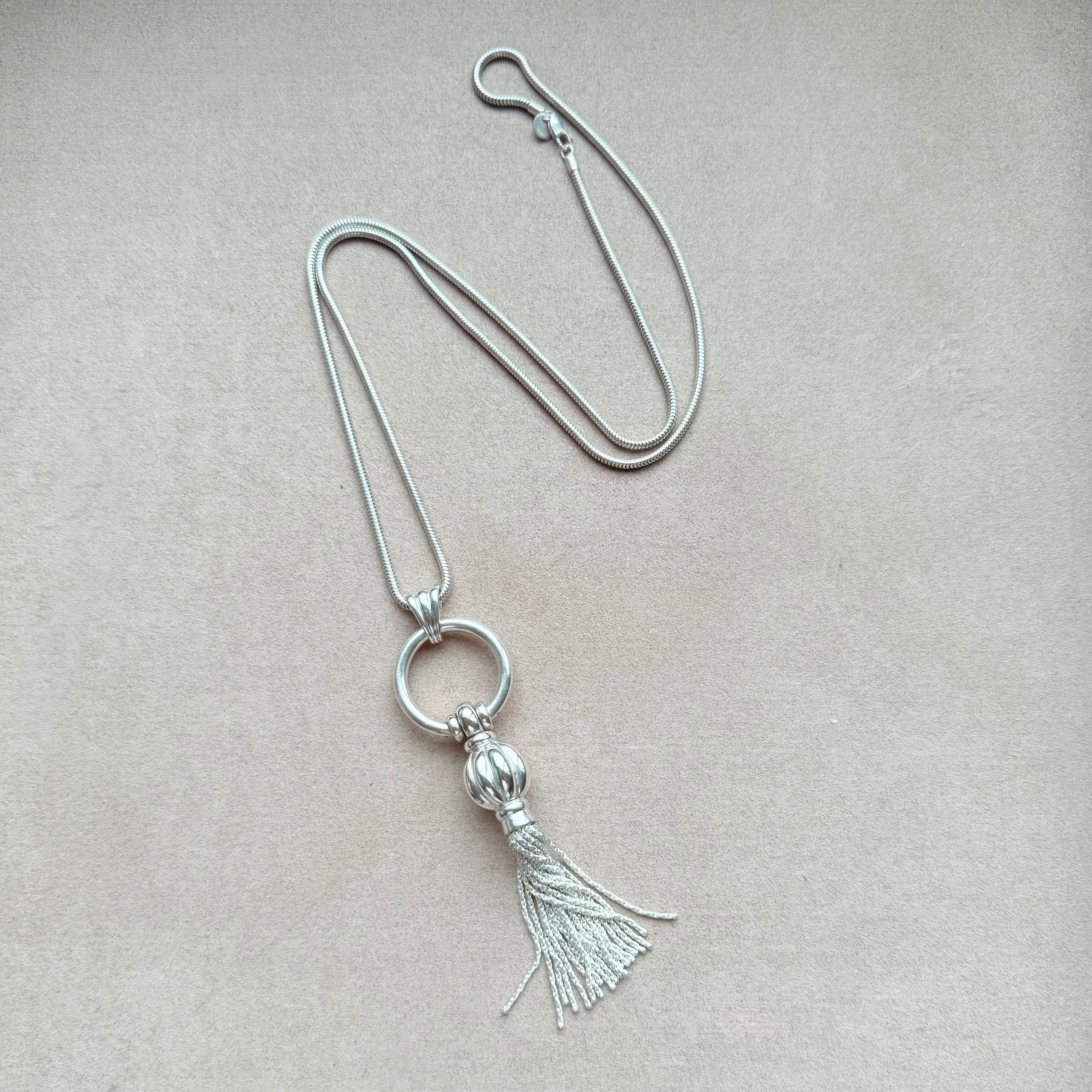 vintage tiffany ヴィンテージティファニー 90s tassle pendant necklace silver925 タッセルペンダントネックレス(70㌢)