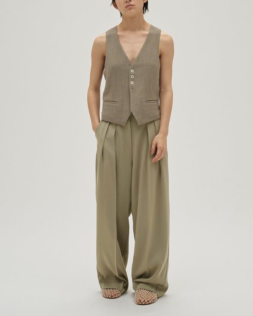 TODAYFUL(トゥデイフル) Tuck Wide Trousers | サウスオレンジ｜メンズ