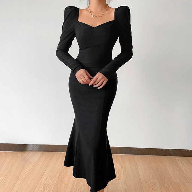 【ご注文から20日前後でお届け】High waist mermaid OP