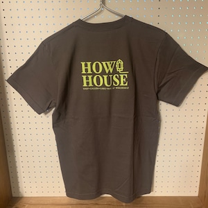 HOWHOUSE ロゴTシャツ ブラウン