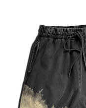 【セットアップ可】タイダイブリーチハーフパンツ Cafe time