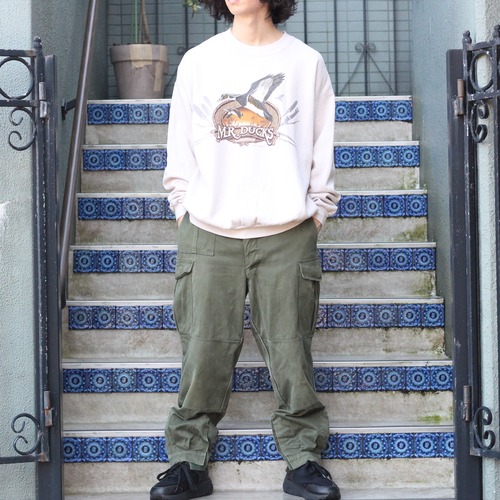 USA VINTAGE M.R DUCKS DUCKS DESIGN OVER SWEAT/アメリカ古着ダックデザインオーバースウェット