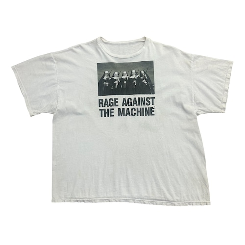90s Rage Against The Machine フォトロゴ Tシャツ グランジ フェード Fits XL