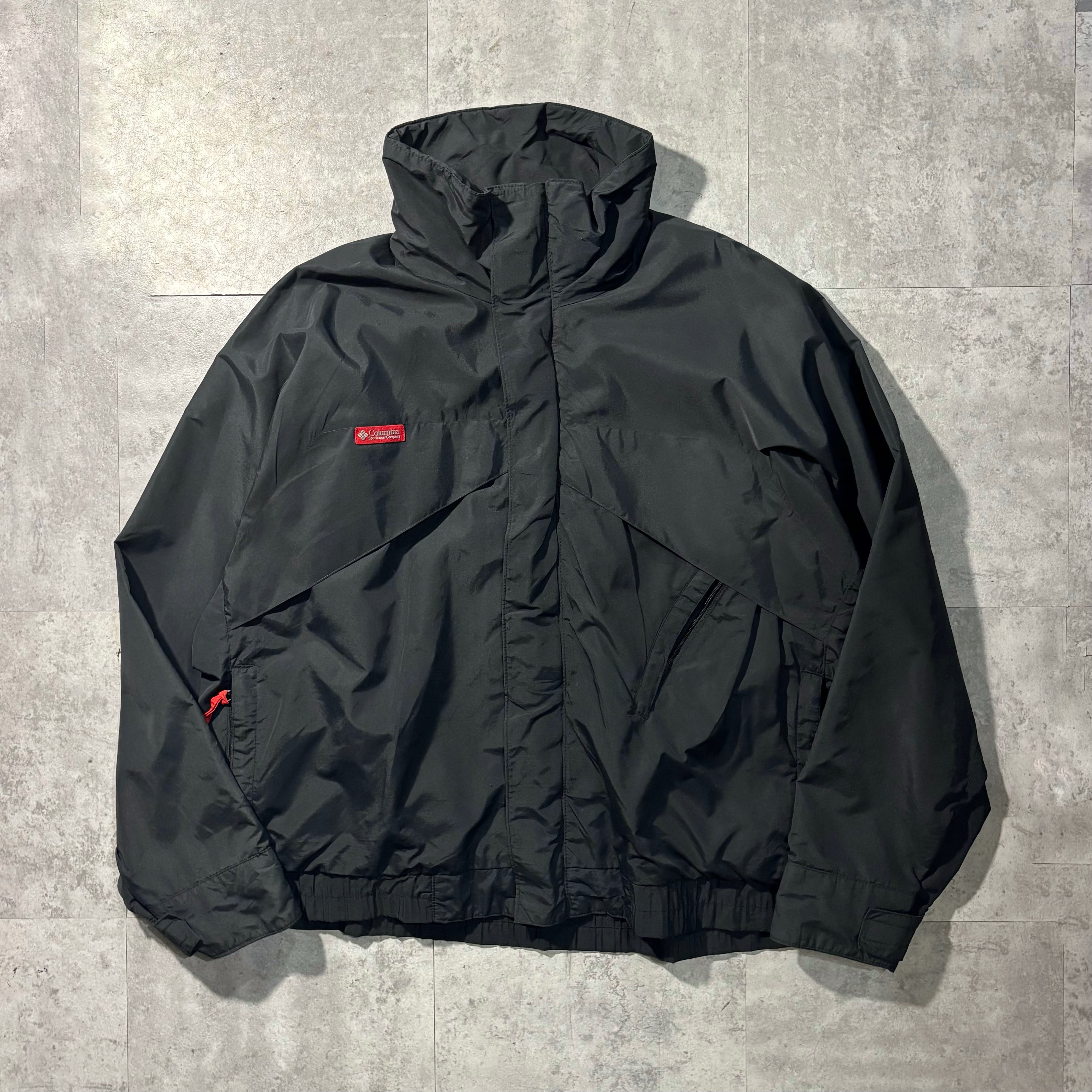 90～00s OLD STUSSY/Half zip Hoodie/China製/紺タグ/L/ハーフジップ