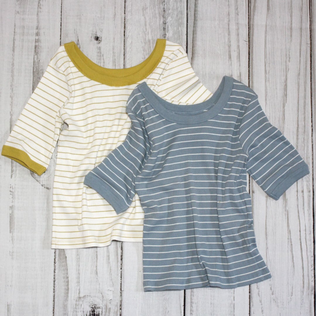 HT24-211003 テレコTee (５分袖)