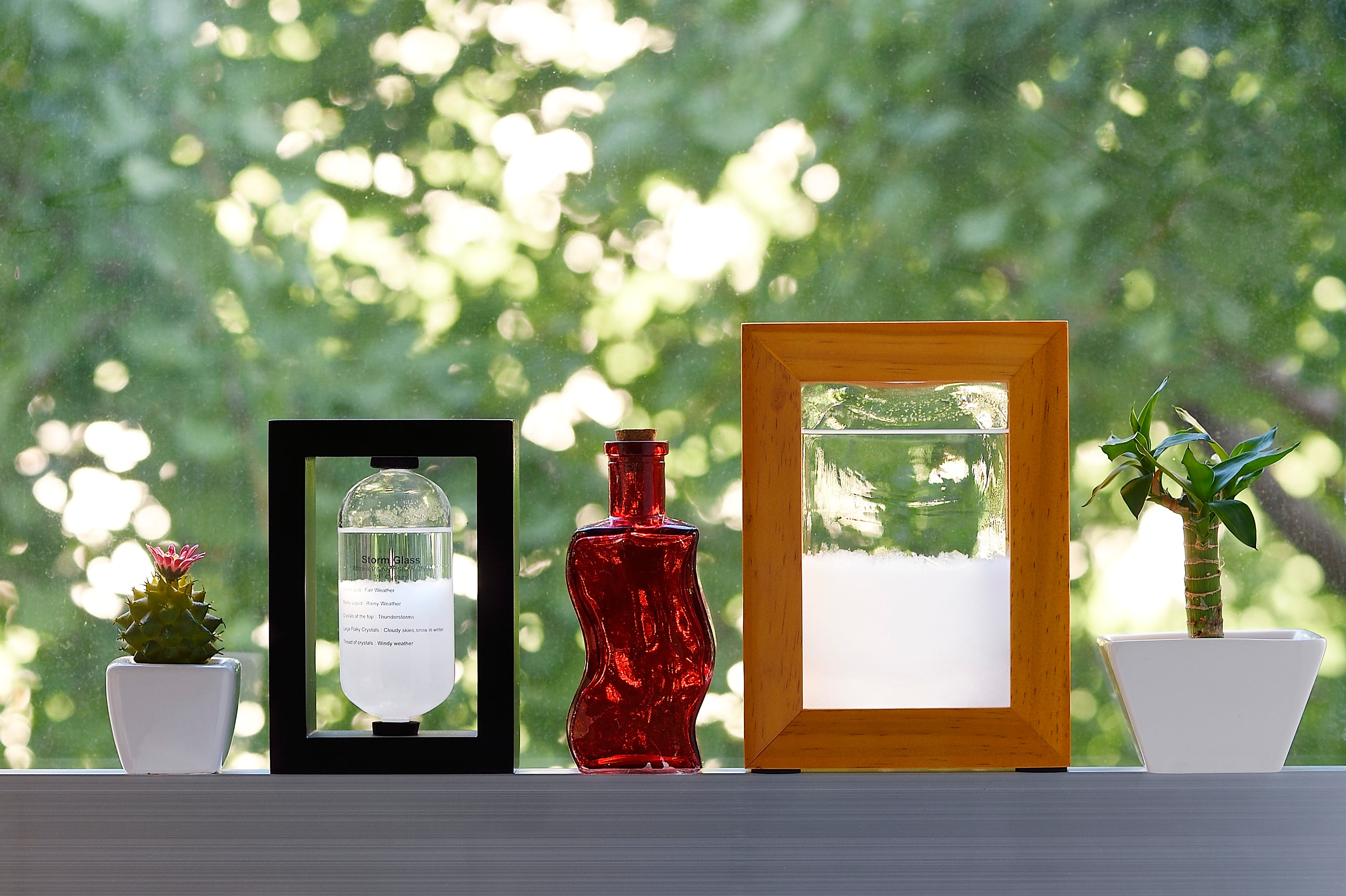 天気管 Storm Glass たわら 木枠ブラック | Weather Shop