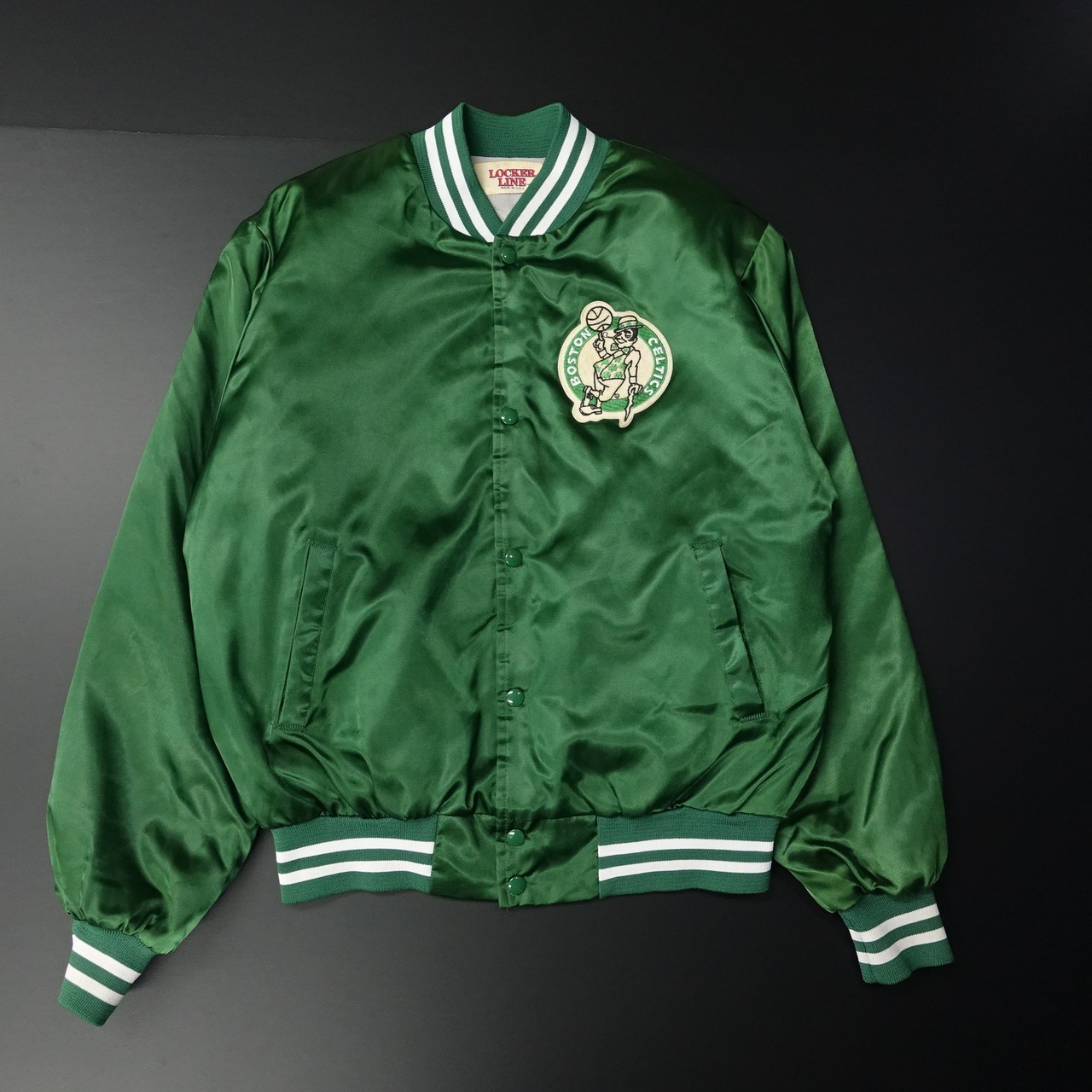 90s Vintage LOCKER LINE スタジャン ボストンセルティックス NBA USA 