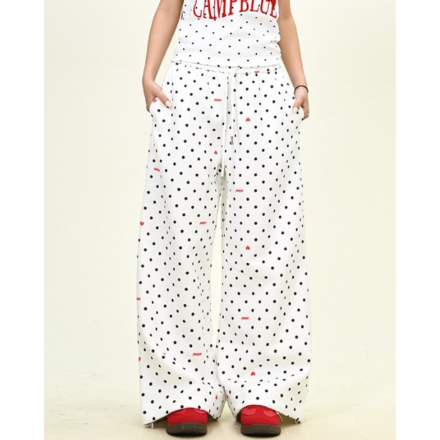 dot back logo pants　ドットバックロゴパンツ　J1223