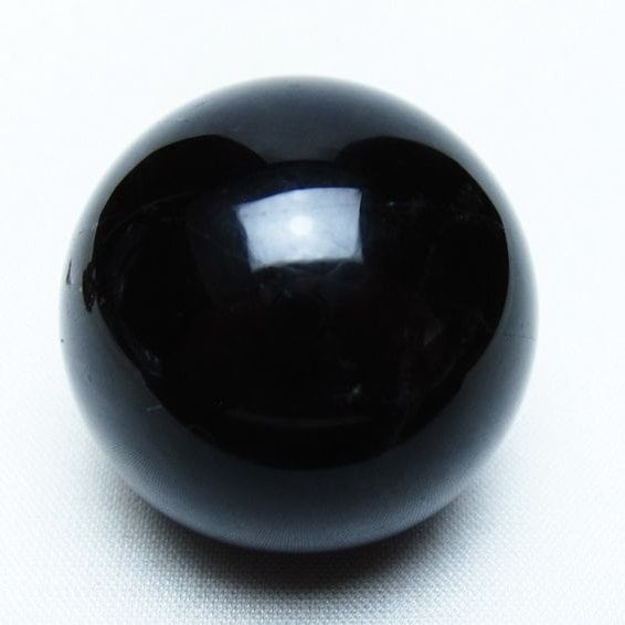黒水晶 丸玉 36mm モリオン スフィア 置物 一点物 141-8262