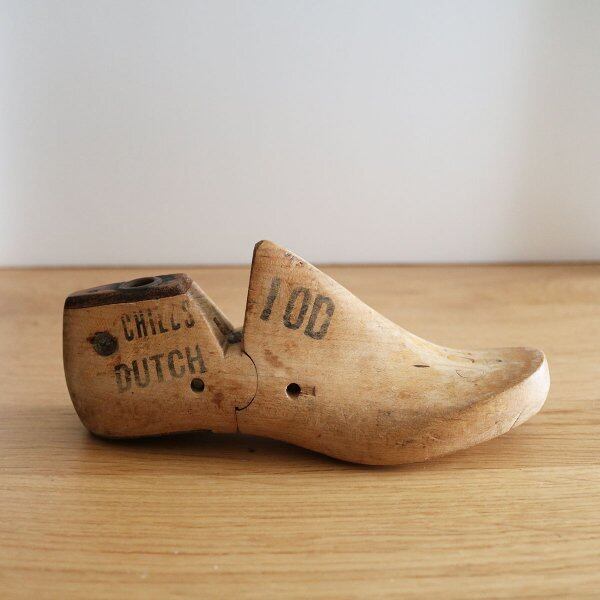 アンティーク 木靴 子ども 靴型 シューモールド - アンティーク雑貨