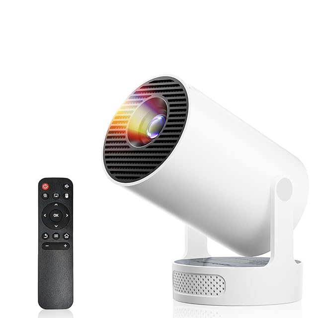 VOPLLS プロジェクター 小型 12000lm ホームプロジェクター