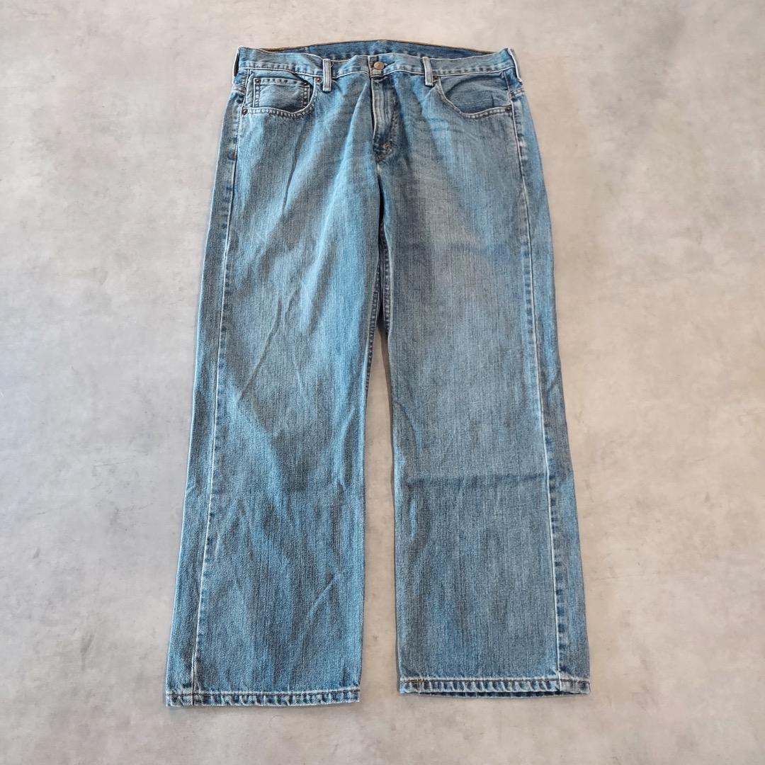 リーバイス569 Levis W34 ブルーデニム 青 ヒゲ 古着 16754