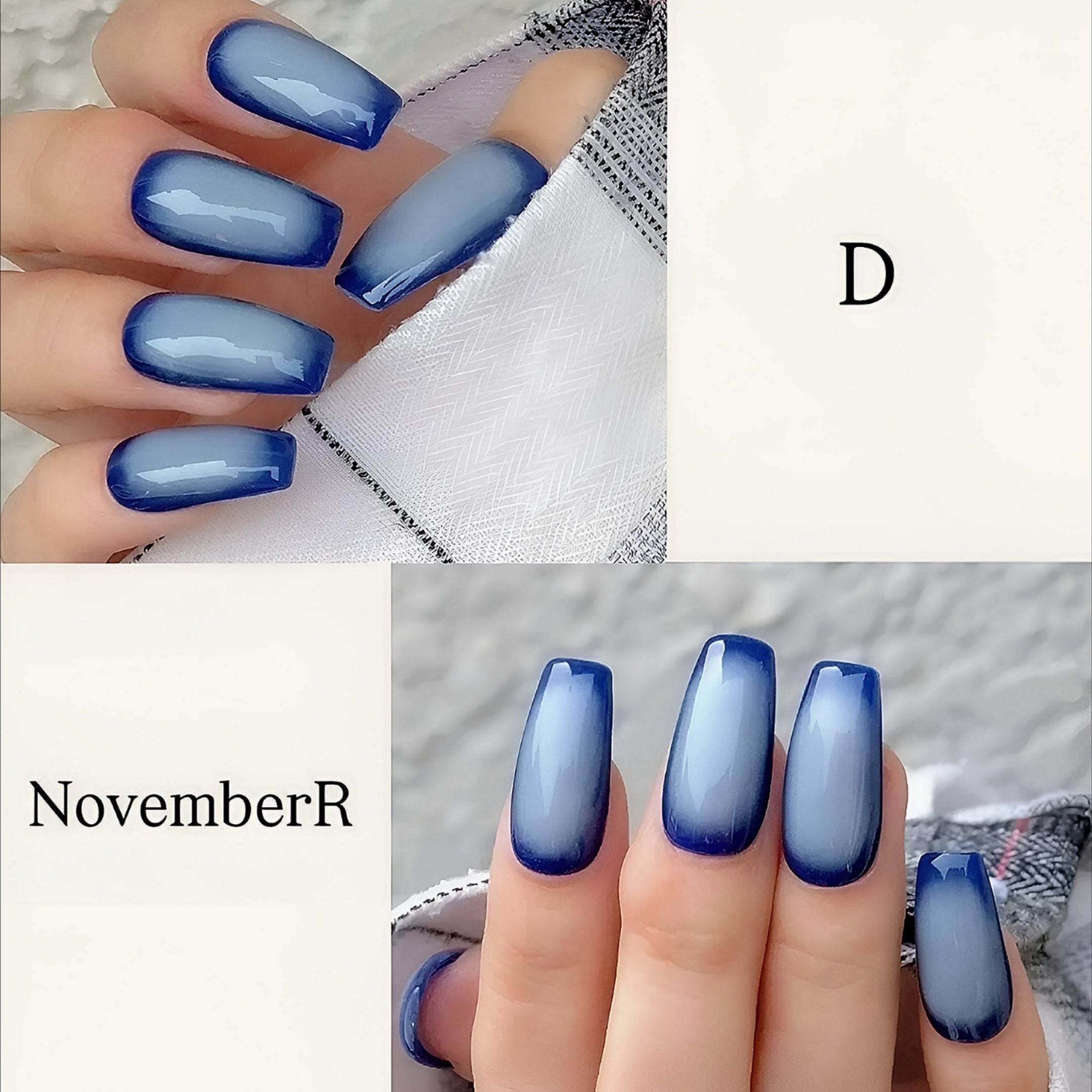 LA878☆逆チークネイルチップ | NovemberR 〰️ネイルチップ販売〰️