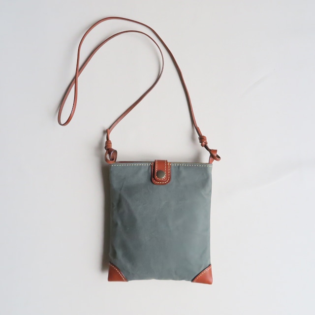 Paraffin canvas mini pochette KHAKI