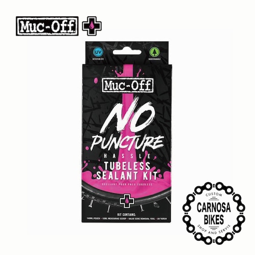 【Muc-off】NO PUNCTURE HASSLE TUBELESS SEALANT KIT [ノーパンクチャー ハッスルチューブレス シーラントキット] 140ml POUCH ONLY