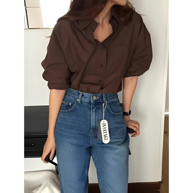 ドロップショルダー オーバーシャツ 3color　RA3444
