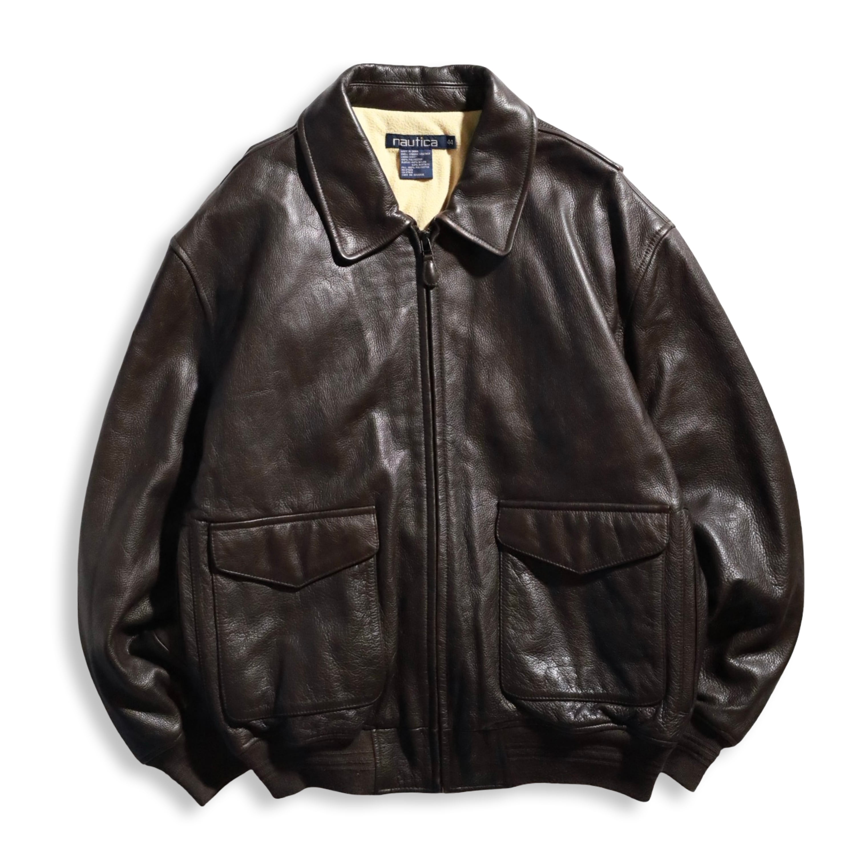 NAUTICA A2 Type Leather Jacket | Kiven