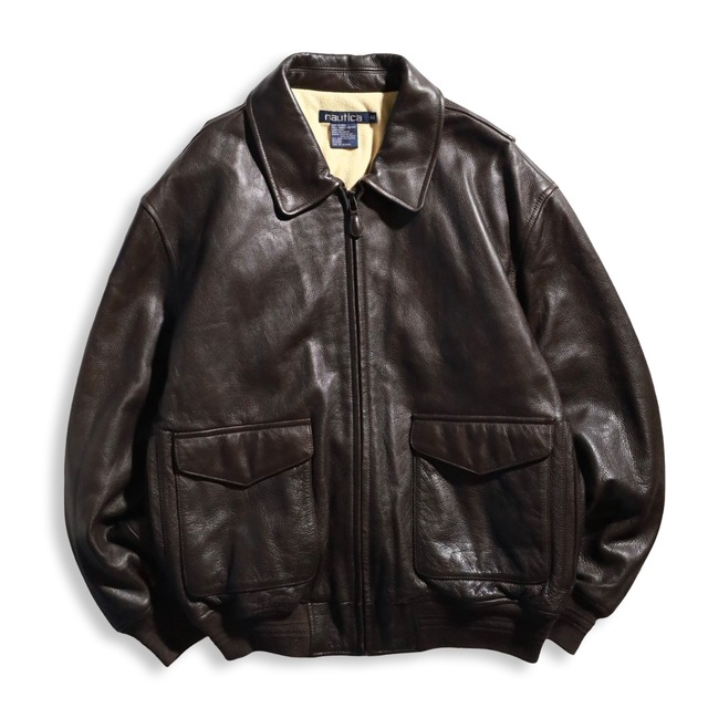 NAUTICA A2 Type Leather Jacket