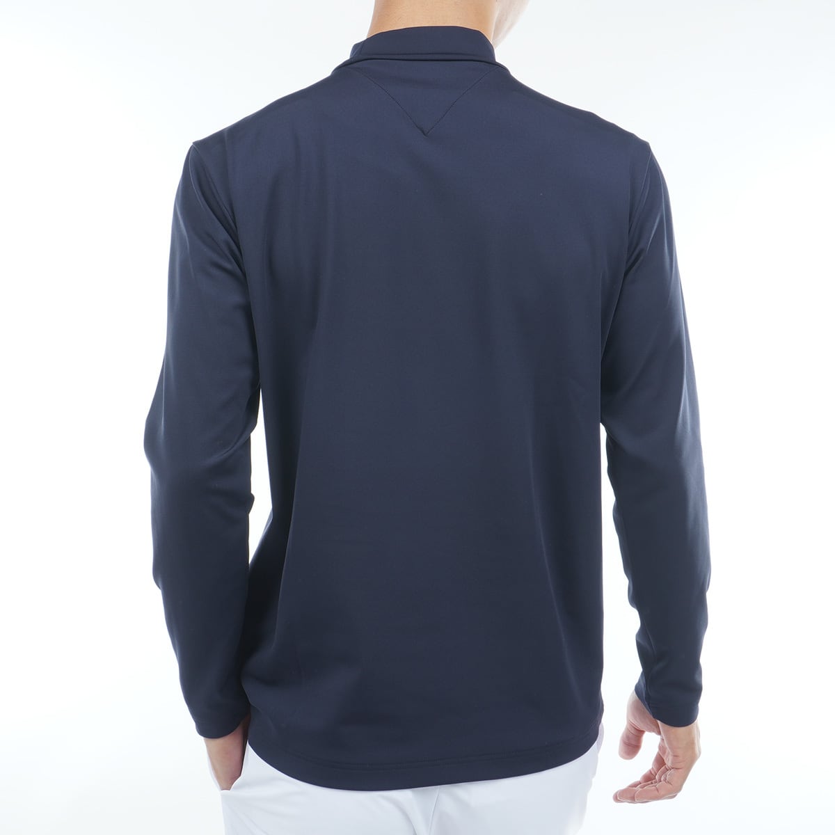 ベア天長袖モックネックシャツ【L寸】ネイビー トミーヒルフィガー thma563 TOMMY HILFIGER GOLF】ベア天 長袖モックネックシャツ | GINZA MOTOKI