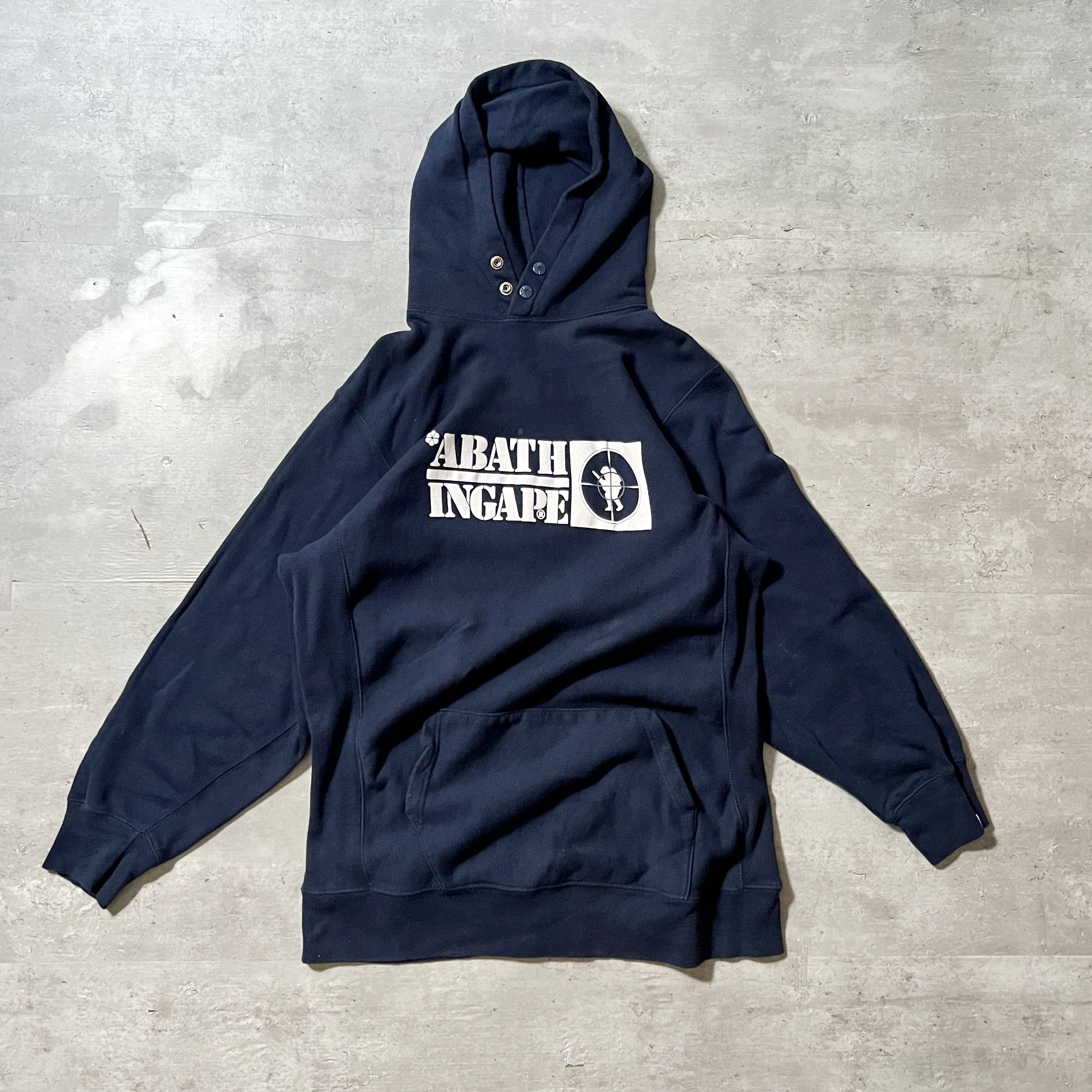 90s初期 “a bathing ape“ public enemy parody reverse weave hoodie ...