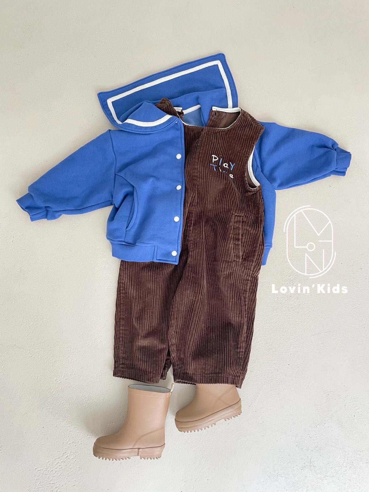 【Lovin'】セーラージャンパー 80〜130cm ブルー - 9