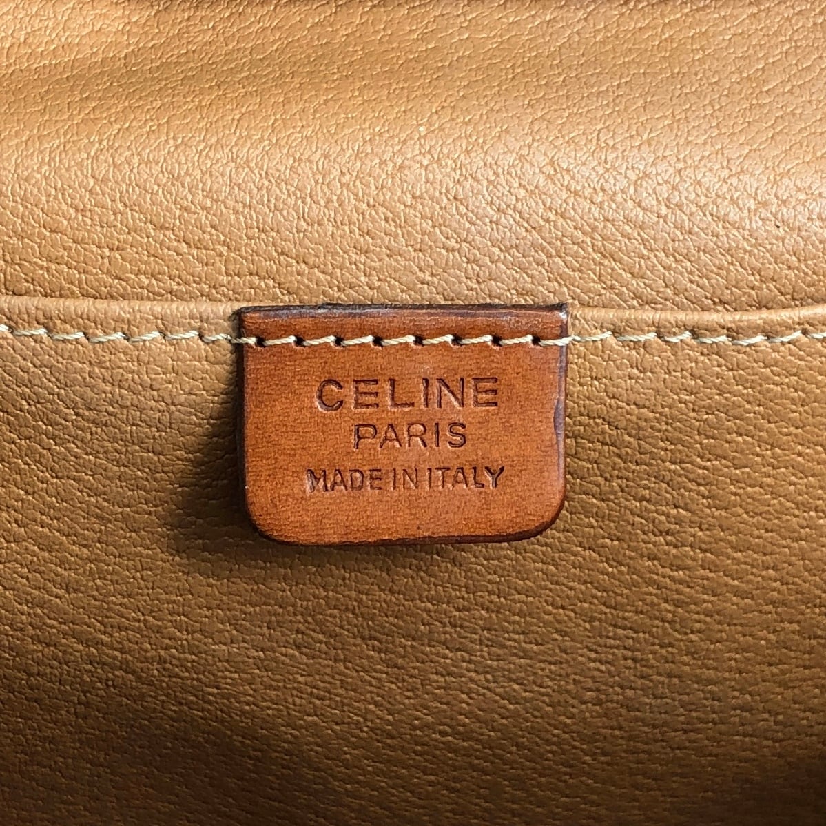 セリーヌ ウエストバッグ マカダム サークル金具 PVC ヌメ革 ユニセックス CELINE セリーヌ マカダム ショルダーバッグ ブラウン ロゴ サークル