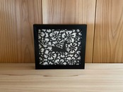 干支　松煙染ミニ額　③（寸松庵色紙サイズ）12月10日頃発送予定